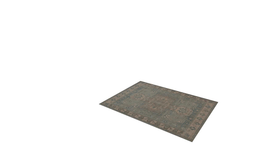 9x12 Pottery Barn Rug 3D Warehouse