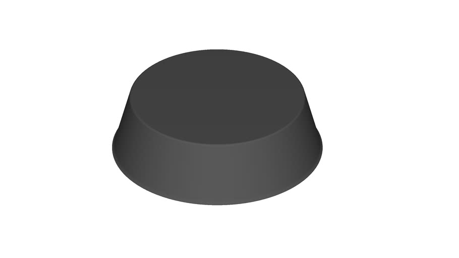 Round rubber bumper 0.5' diameter | 3D Warehouse