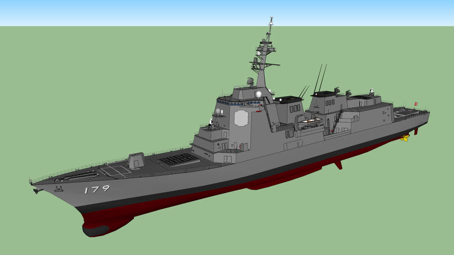 Jmsdf Ddg 179 まや Maya 3d Warehouse