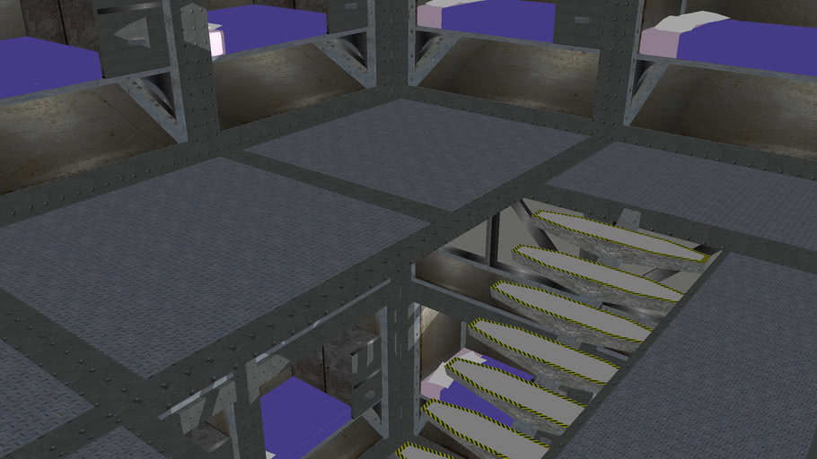 20',40'x3floor Habitation Module | 3D Warehouse