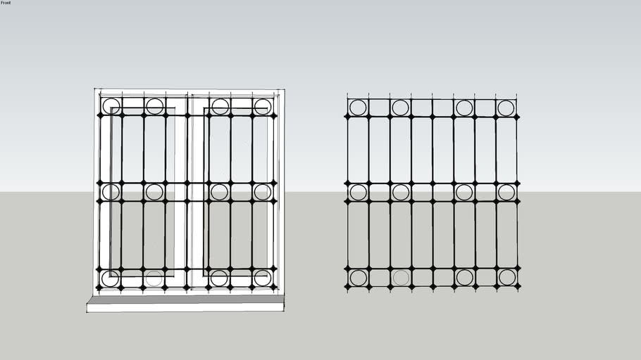 Glass Window Grill 3d Warehouse vrogue.co
