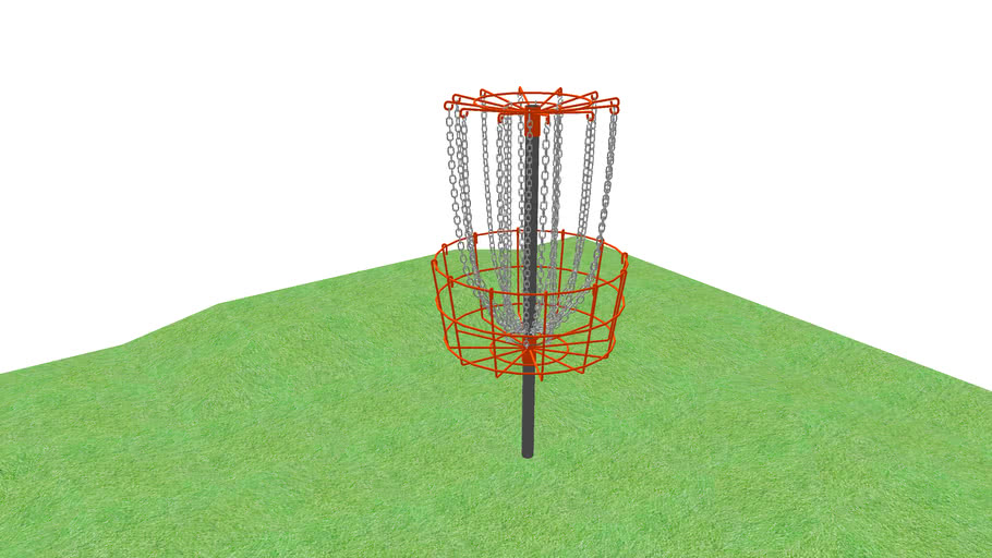 disc golf basket 3D Warehouse