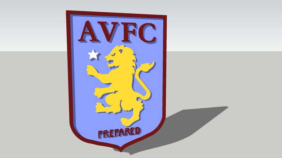 Aston Villa Badge 07 16 3d Warehouse