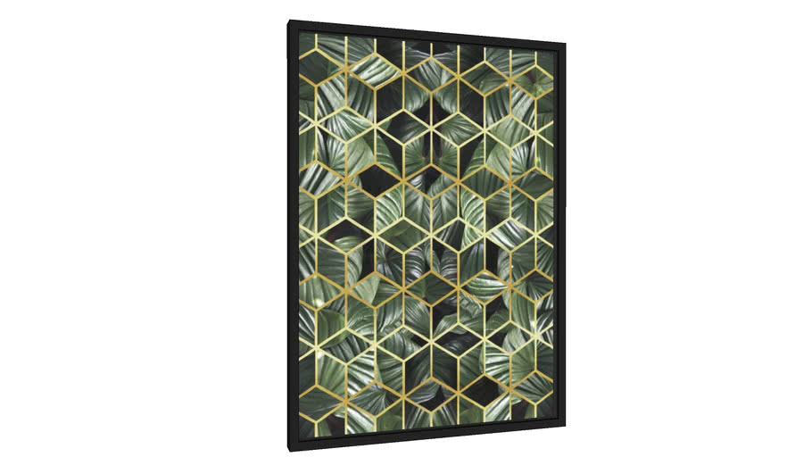Quadro Mosaico botânico - Galeria9, por Arte Decor