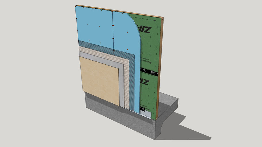 ZIP System with EIFS 3D Warehouse