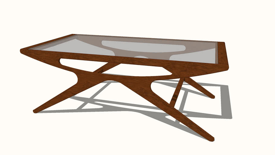 Mid Century Modern Coffee Table 3d Warehouse