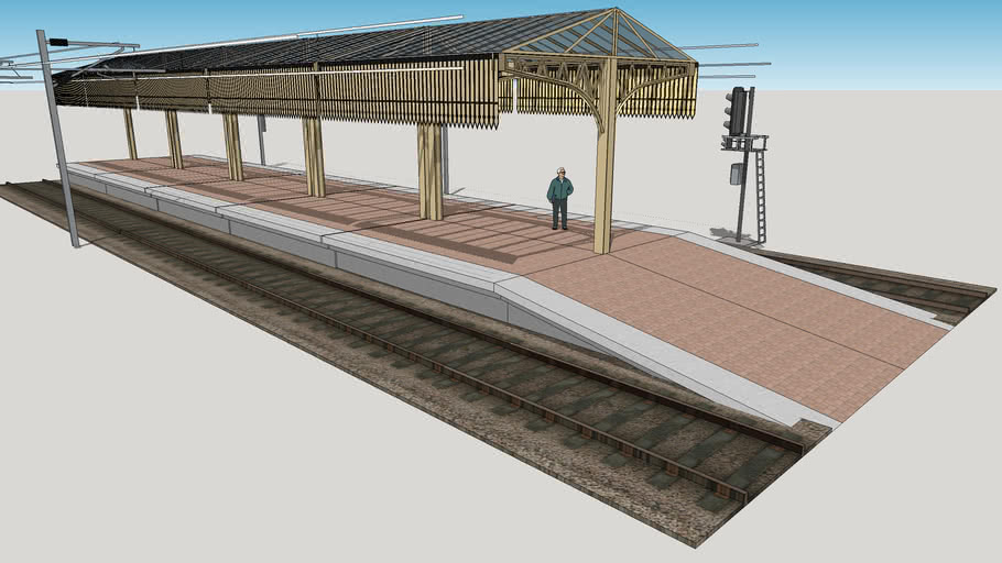 Railway Station 3D Warehouse