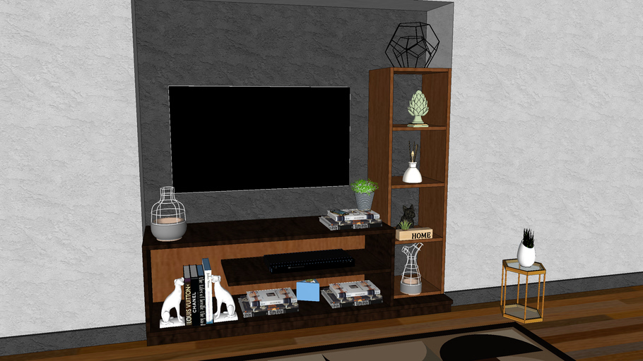 MUEBLE TV PARA DORMITORIO | 3D Warehouse