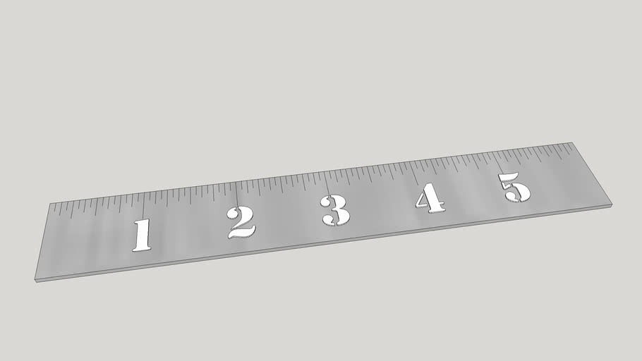 Ruler 6' 3D Warehouse