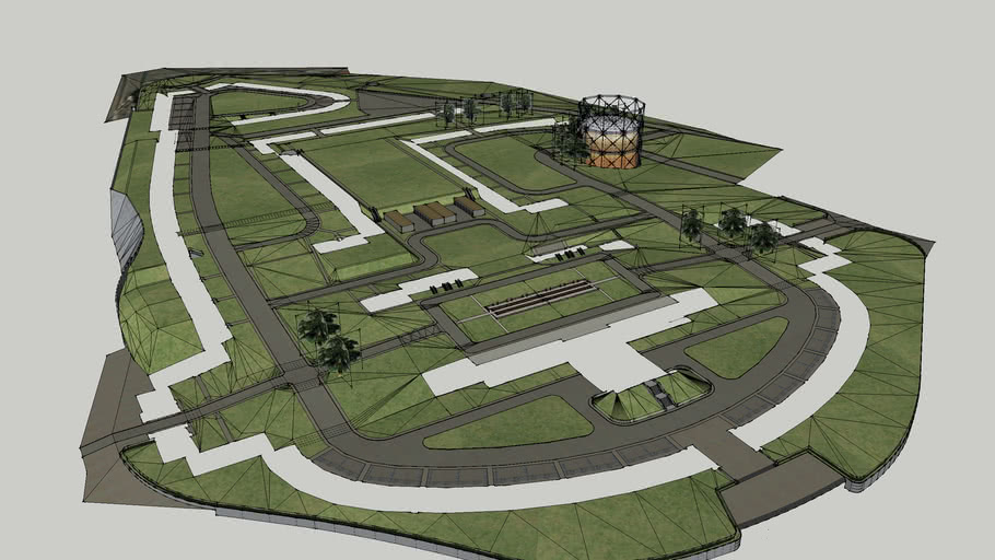 Leeds - Quarry Hill Flats Terrain | 3D Warehouse