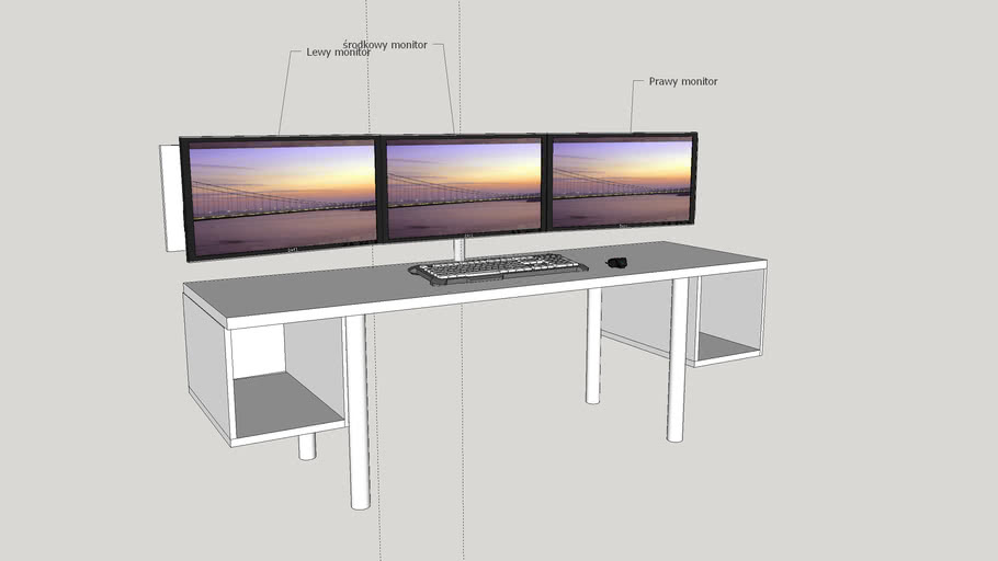 My Pc Desk Idea 1 0 3d Warehouse