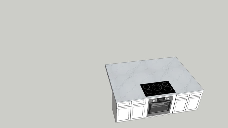6x8 kitchen island | 3D Warehouse