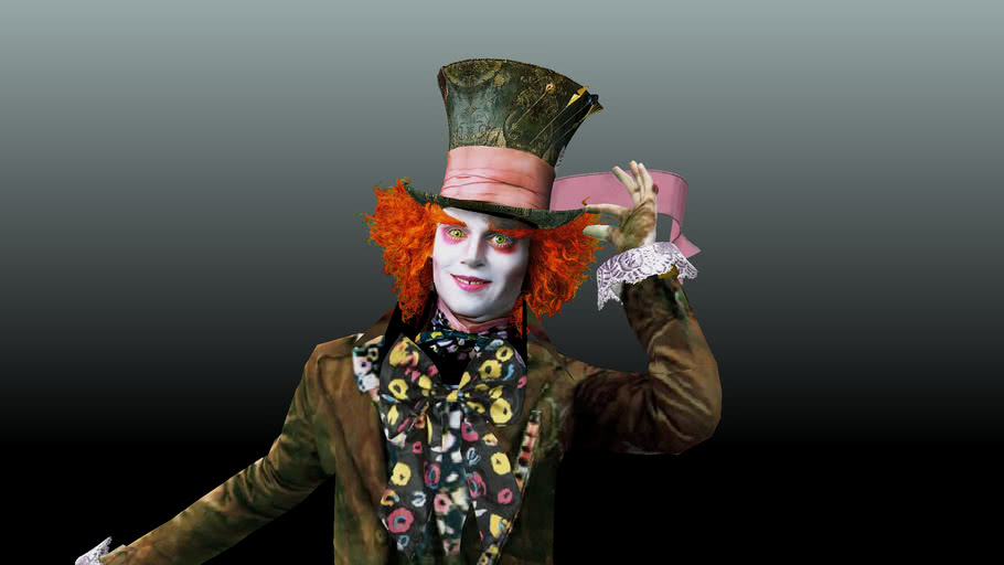 The Mad Hatter Johnny Depp 3d Warehouse.