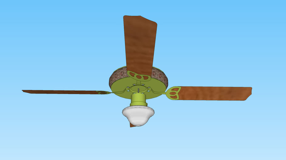 Ceiling Fan With Light 3d Warehouse