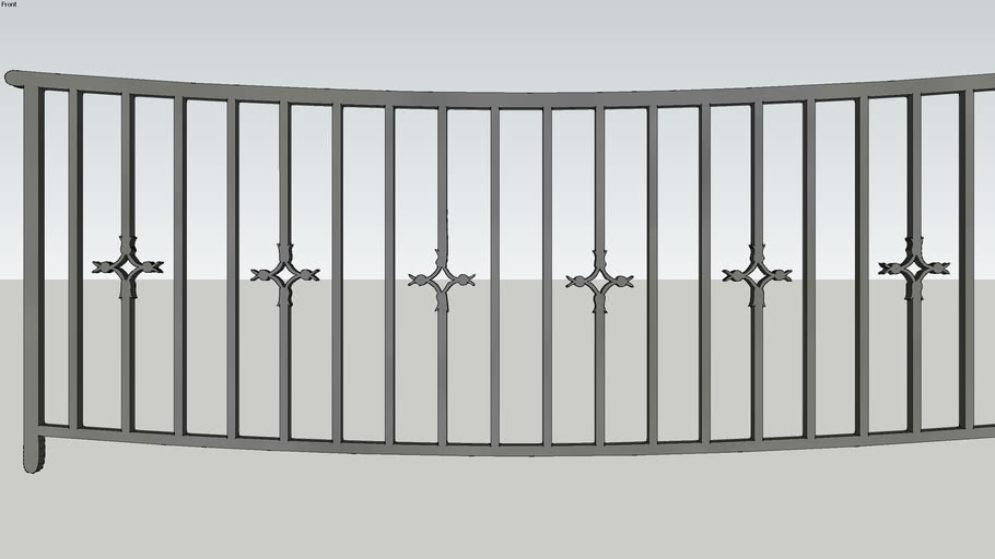 13.Balcony Railing 3D Warehouse