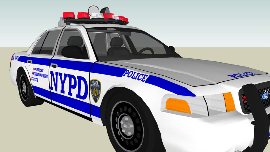 NYPD car | 3D Warehouse