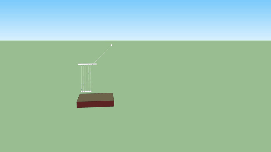 sketchy physics Newton's pendulum
