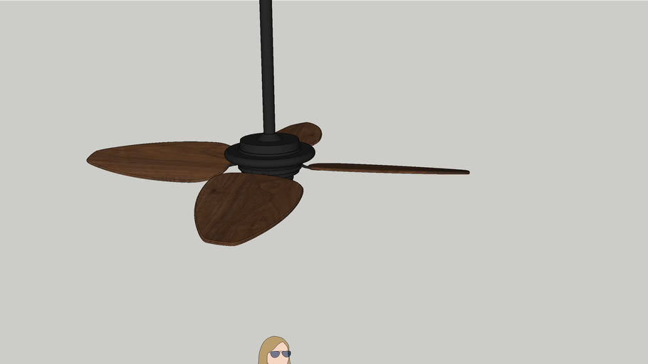 Ceiling Fan Four 3D Warehouse