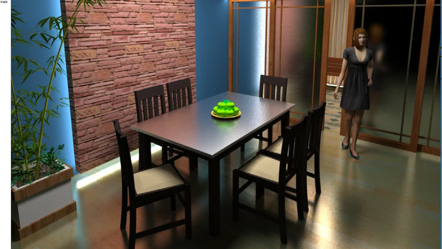 dining room archive 3d