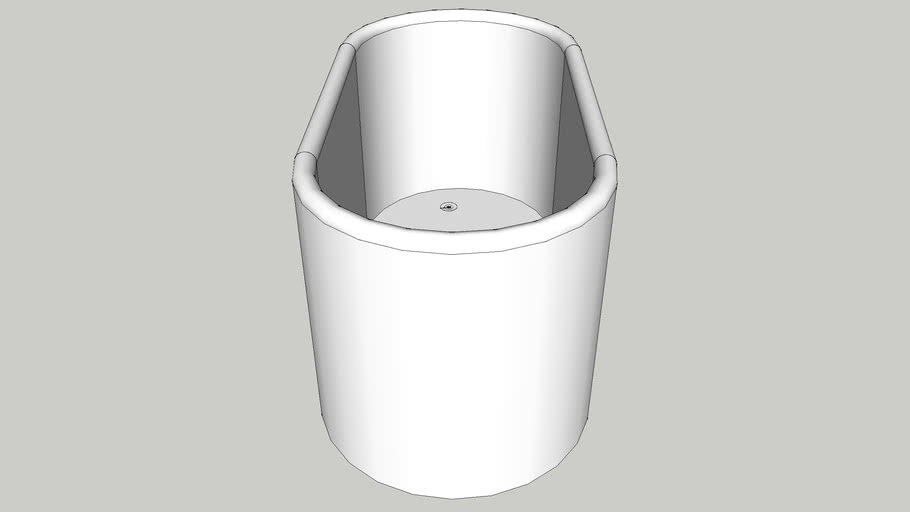 OVAL GALVANIZED STOCK TANK 3D Warehouse