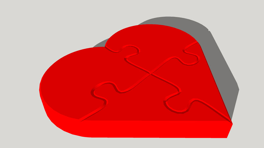 Puzzle Heart | 3D Warehouse