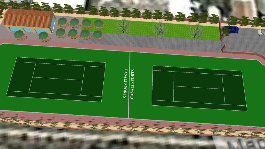 Chania Tennis Club 3D Warehouse
