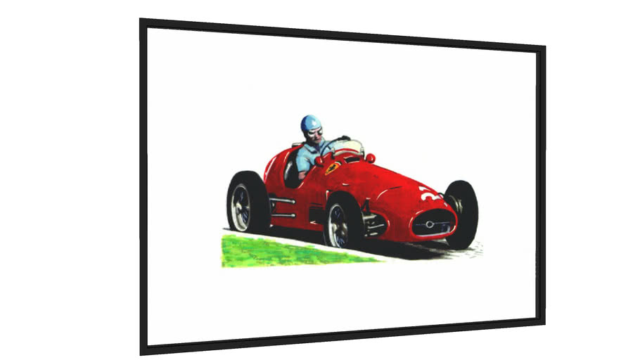 Quadro 1953 Ascari Ferrari - Galeria9, por Julio Cezar Tortato