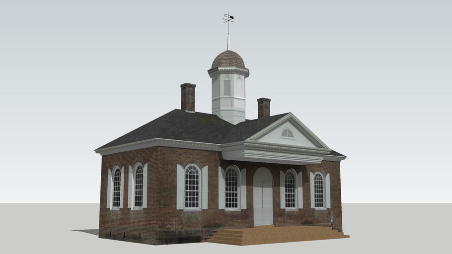 Colonial Williamsburg Courthouse