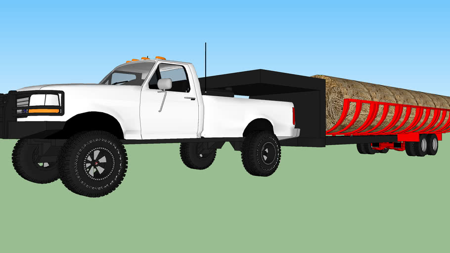 Ford F350 Powerstroke Farm Truck 3d Warehouse