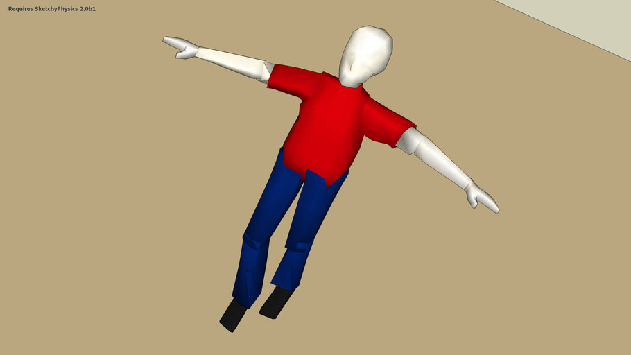 Sketchyphysics Ragdoll / Dummy | 3D Warehouse