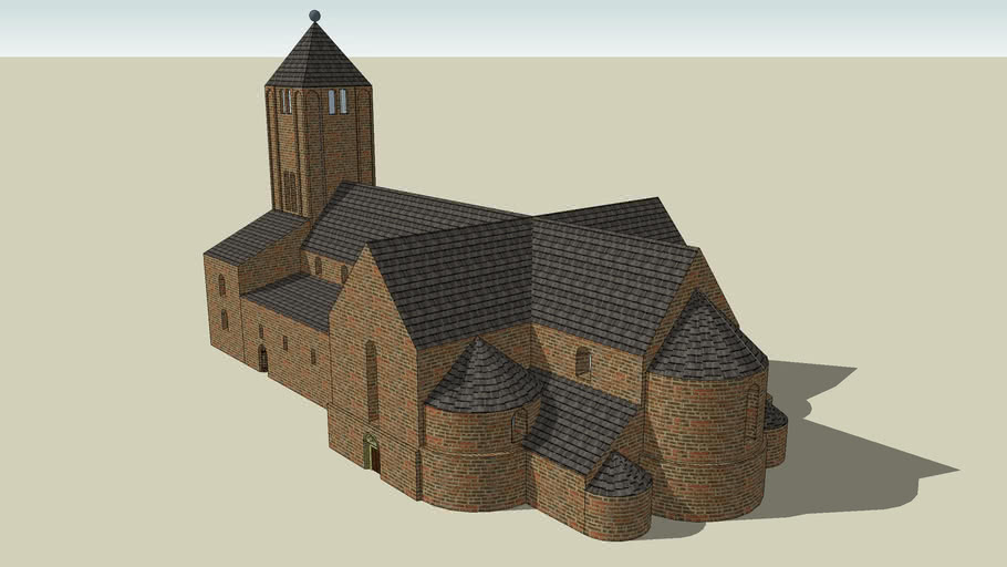 Romanesque church in Kruszwica, Poland | 3D Warehouse