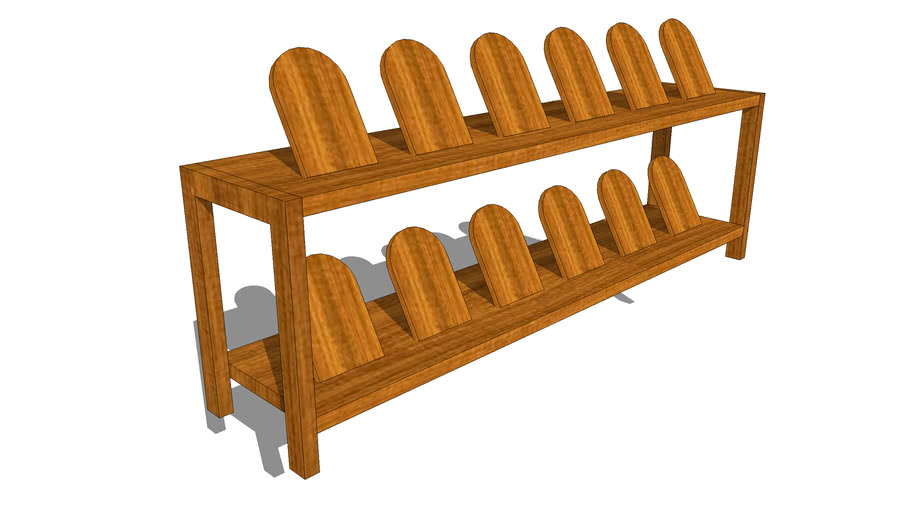 Shoe Rack 3d Warehouse