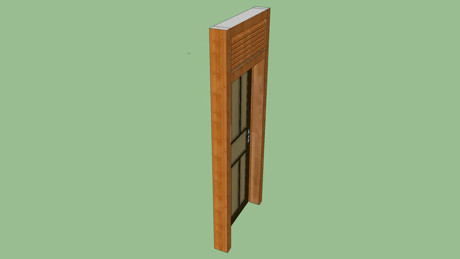 Kusen pintu  kamar  3D Warehouse