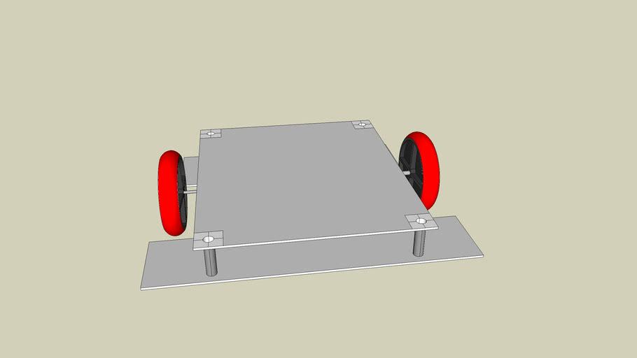 Chasis For Line Follower 