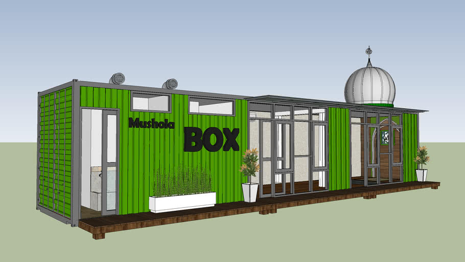 Mushola BOX 40ft 3D Warehouse