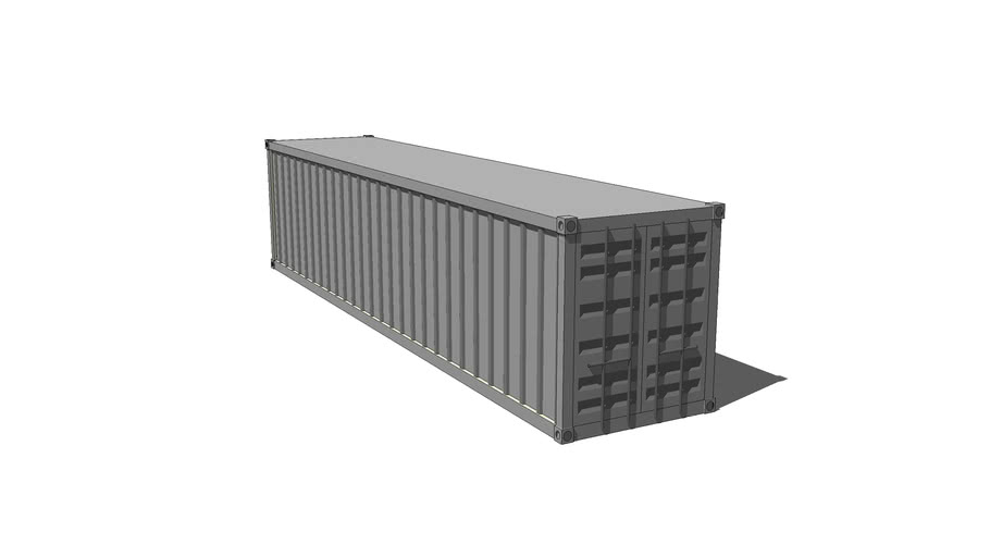 Shipping Container Model 3D Warehouse