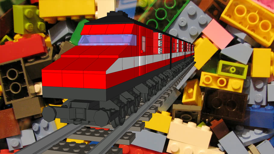 Lego Train 3D Warehouse