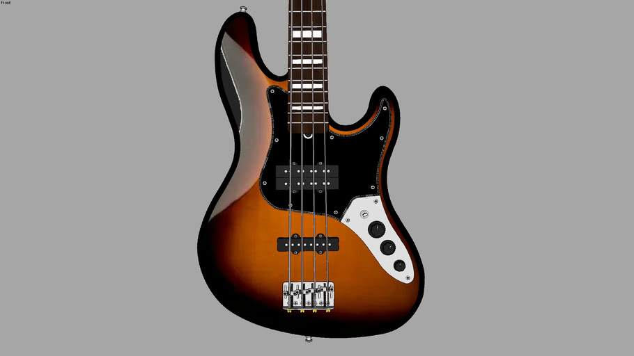 Jazz Bass with humbucker 3D Warehouse