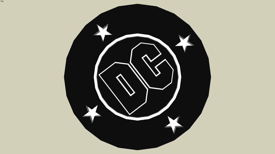 Dc Comics Old Logo 3d Warehouse