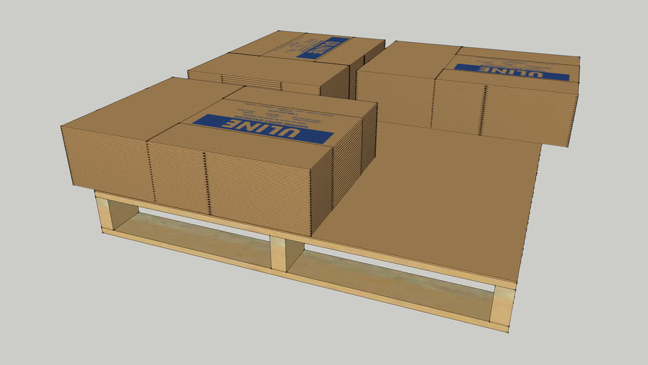 Flat Stacked Boxes | 3D Warehouse
