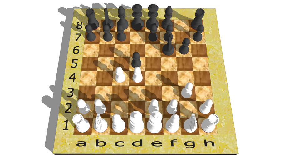 Chess - Semi-closed game opening | 3D Warehouse