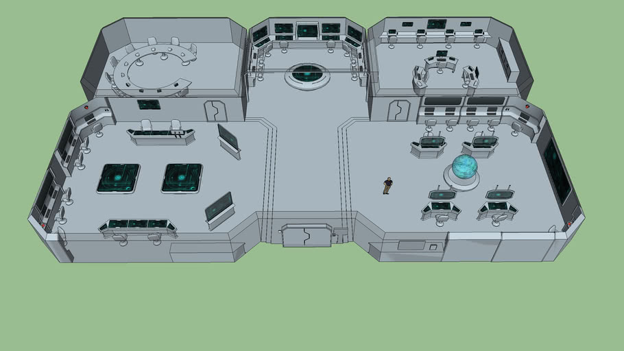 Power Ranger Command Center 3d Model