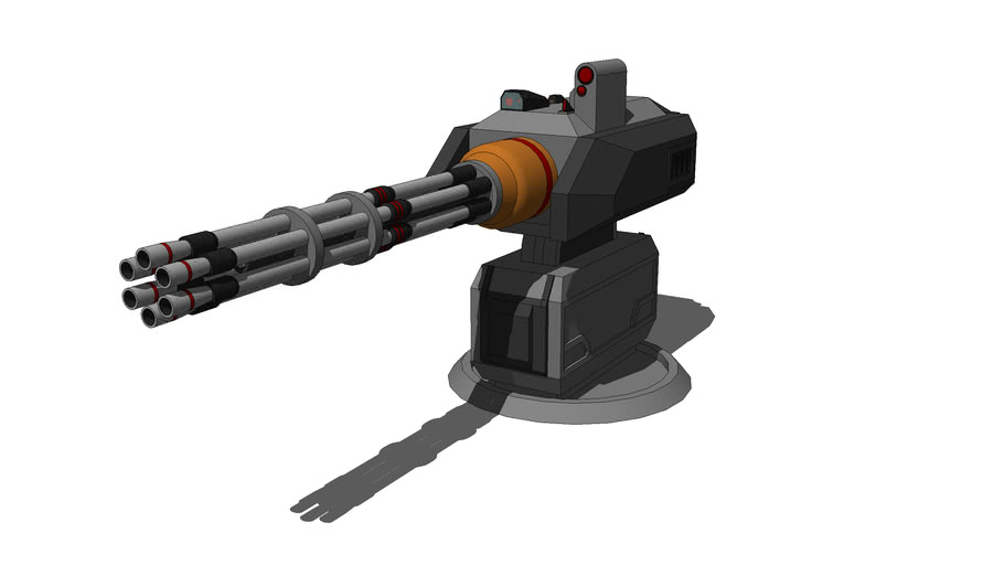 Heavy Machine Gun Turret 3D Warehouse