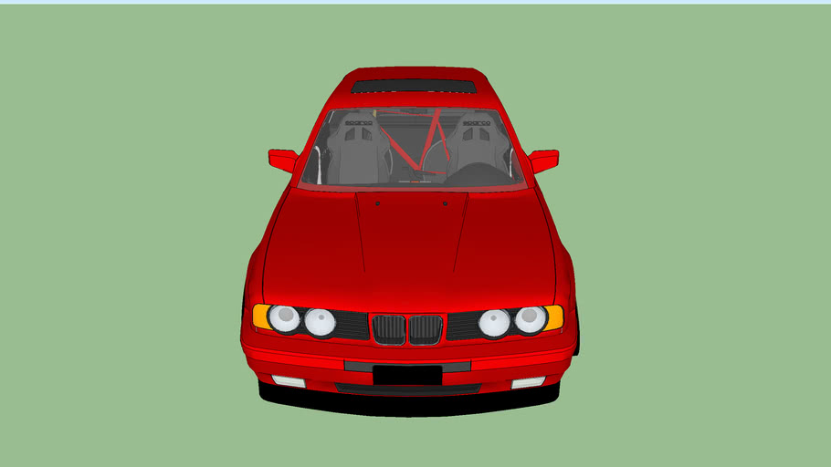 Bmw e34 3d model