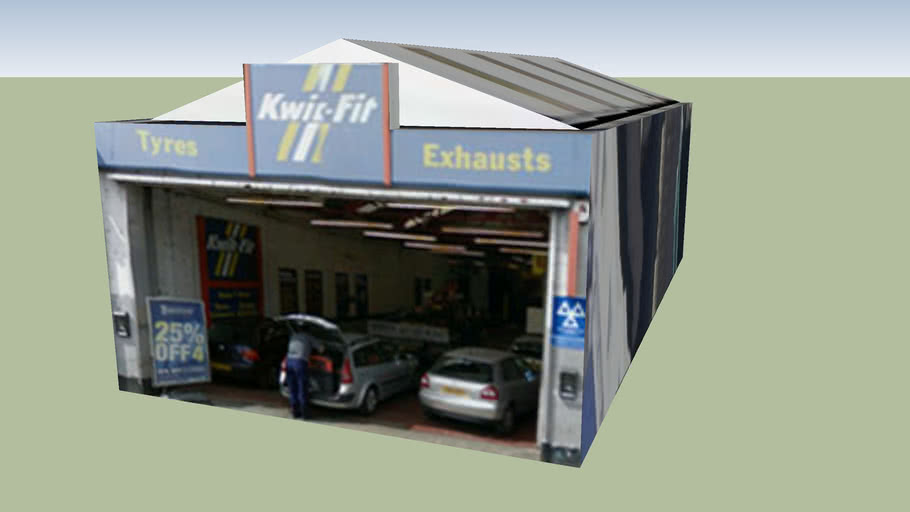 KwikFit, Bethnal Green, Greater London, UK 3D Warehouse