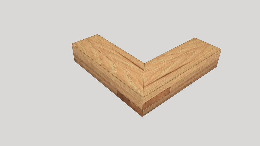 Mitered Bridle Joint 3D Warehouse