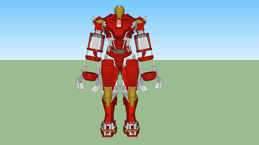 Iron Man Mark 35 Red Snapper 3d Warehouse