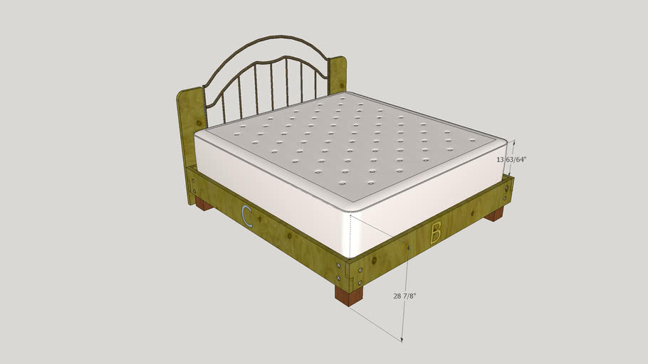 King Bed Ready to Build