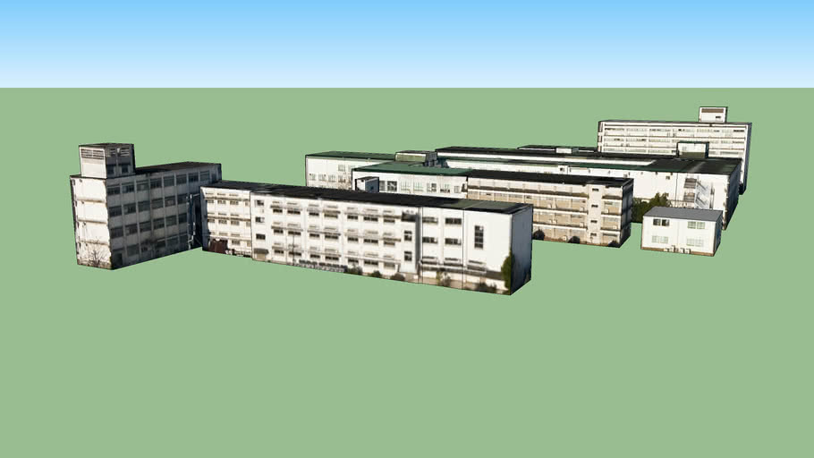 九州大学 箱崎キャンパス 文系地区 3d Warehouse