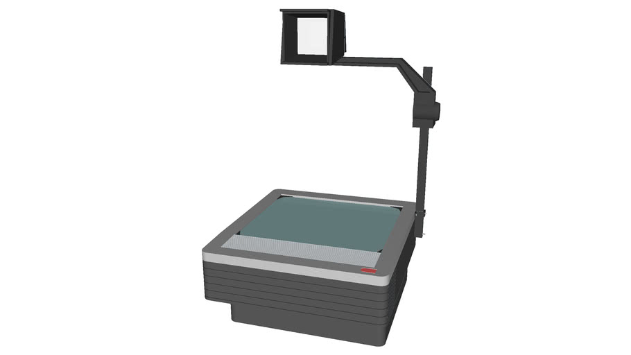 Overhead Projector Detailed 3D Warehouse